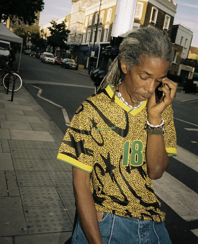 goat 125 yellow and black all over printed football uniform06C9