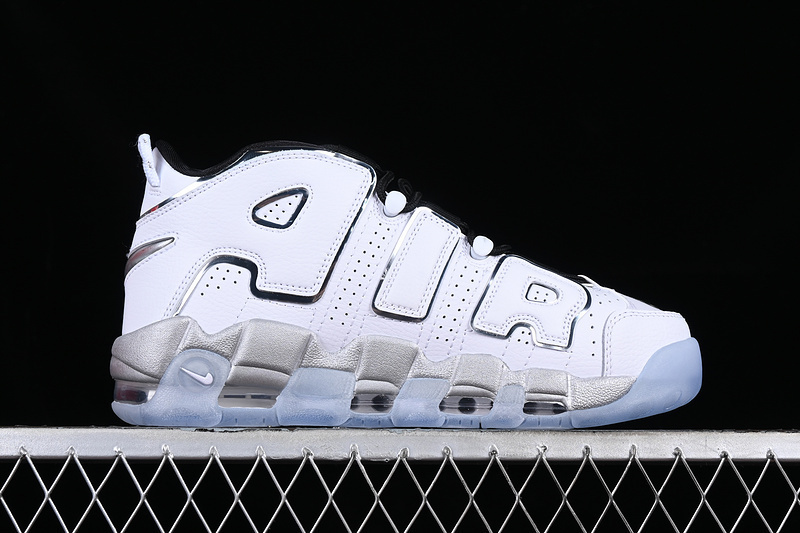 uptempo 340 DV7408 100 AIR MORE UPTEMPO 96 QS WHITE GREY SILVER WOMAN 36 39 MAN 40 45 238B
