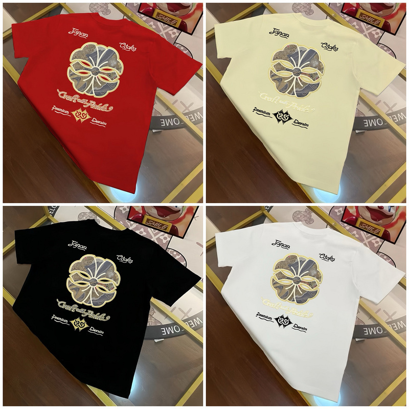 EVISU 1580）EVISU 福神 25新款 家徽 字母 短袖 短T 潮流 時尚 nAE65