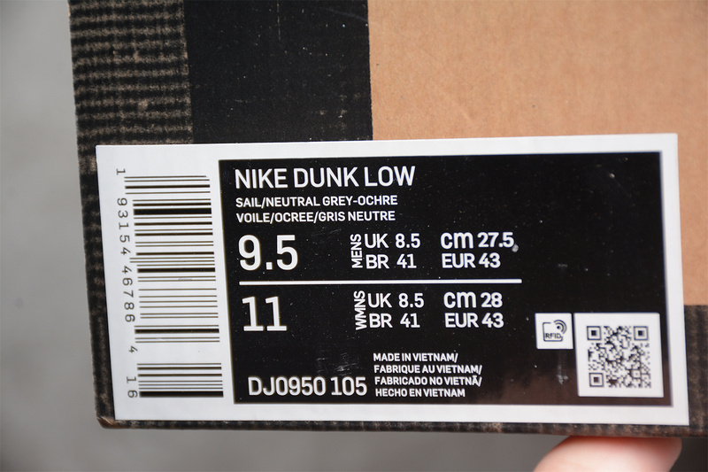 dunk 360 DJ0950 105 OW X SB DUNK LOW LOT 37 OF 50 SAIL NEUTRAL GREY YELLOW WOMAN 36 39 MAN 40
