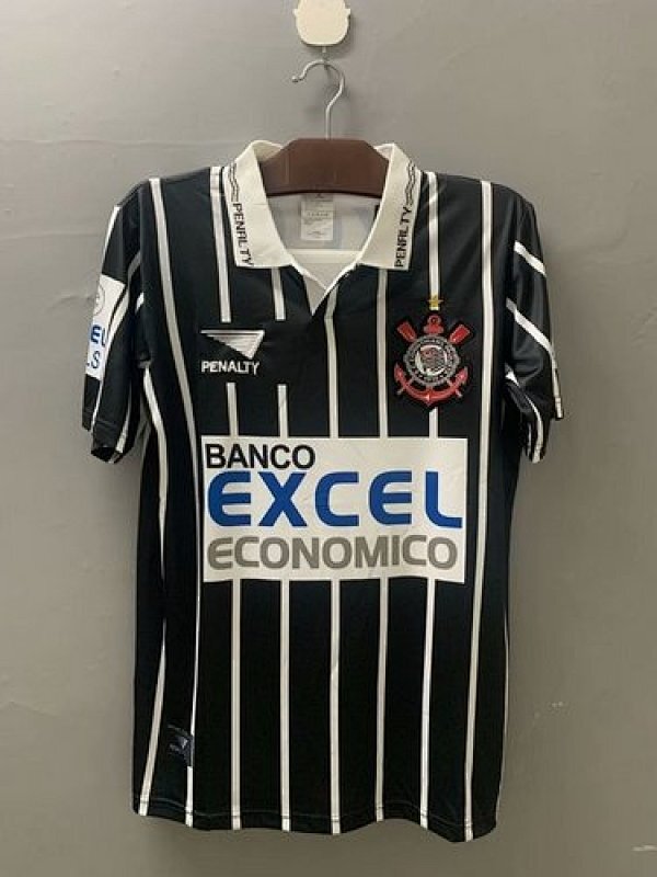 vintage Corinthian retro soccer jerseys 1997 maglia calcio maillot football camisetas f