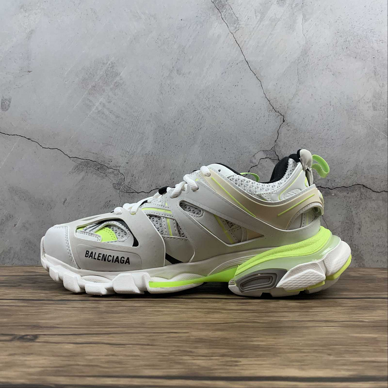 BALENCIAGA TRACK 【580】[BA﹡LEN﹡CIAGA TRACK 2.0 SNEAKER GREY∕WHITE∕YELLOW]-[WOMAN︰35-39]-[MAN︰40