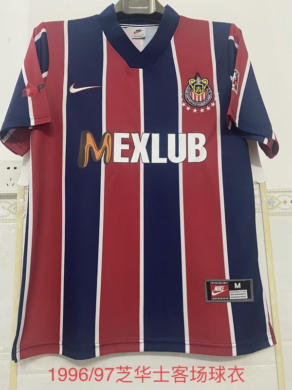 vintage Chivas Retro soccer jerseys 1996 97 maglia calcio maillot football camisetas fu