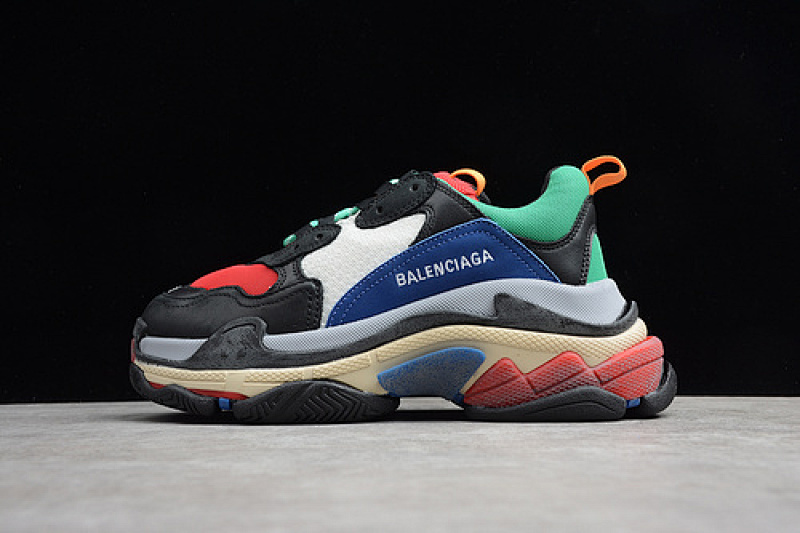 BALENCIAGA TRIPLE S 【470】[ECBA700651G]-[GZ TESS.S.GOMMA SNEAKER BLACK∕MULTI-COLOR]-[WOMAN︰35-3