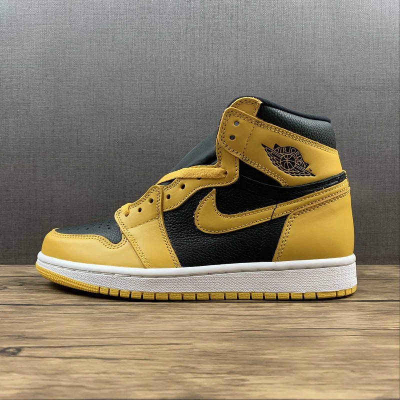 jordan 1 360 555088 701 AIR JORDAN 1 HIGH OG POLLEN BLACK WHITE WOMAN 36 39 MAN 40 47.5 4906