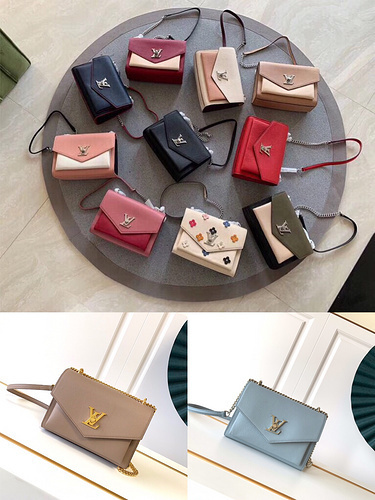 shoulder bag Louis Vuitton Mylockme BB handle bag shoulder bag cow leather genuine leather89D