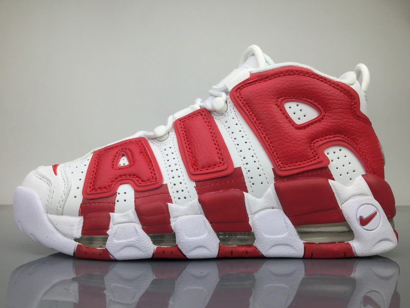 uptempo air white red A61D