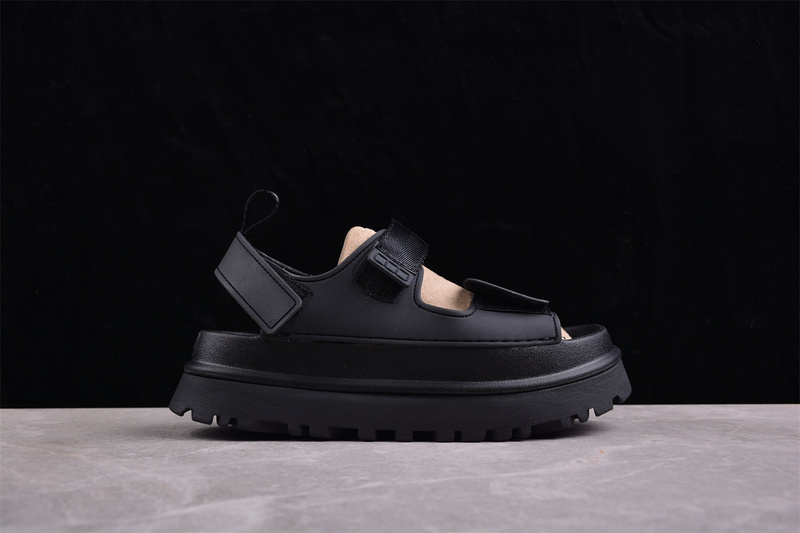 Sandal 【400】[GG DAZZLING GOLD DOPAMINE SANDALS BLACK]-[WOMAN︰35-40] 4F40