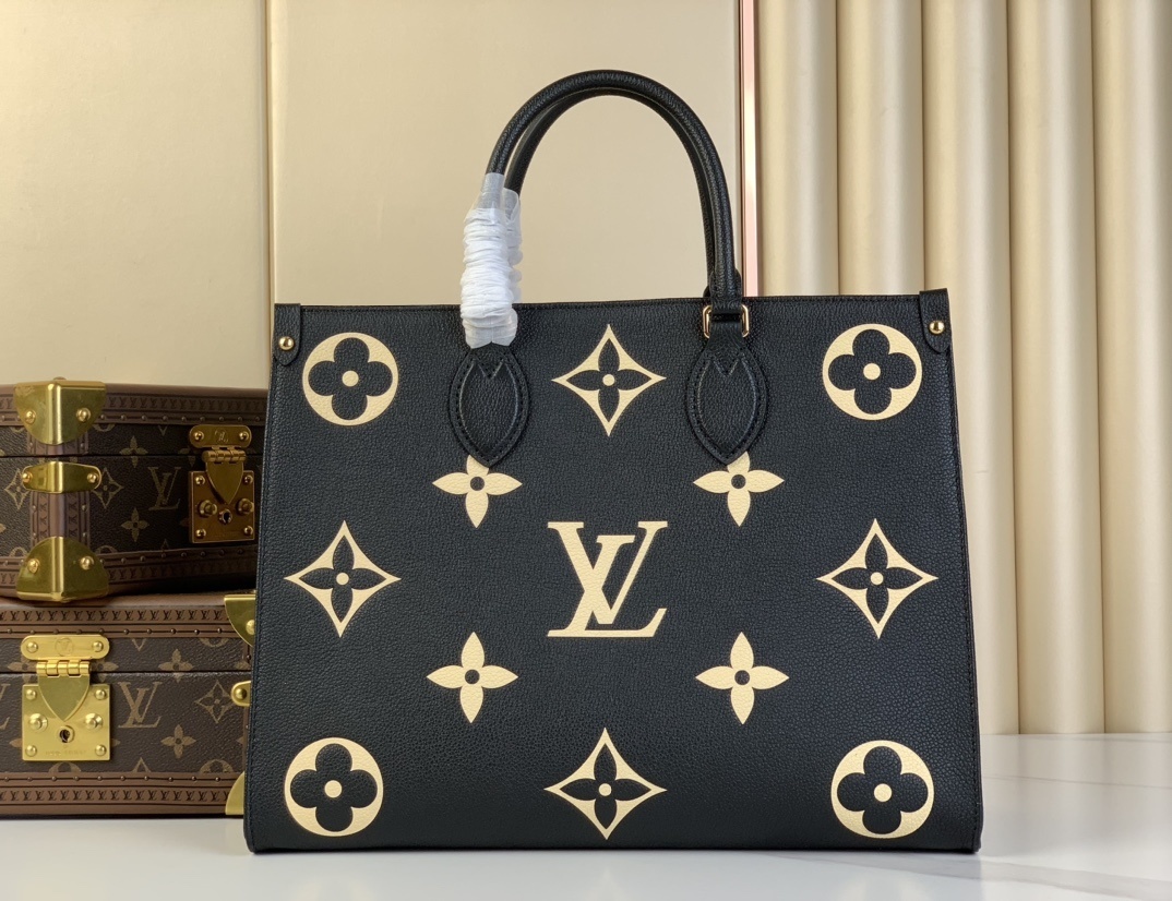 LV-Handbags M45595 Black (embossed)(AE14)
