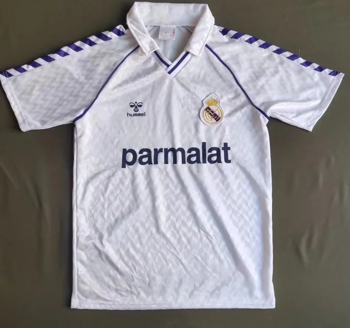 retro jersey Real madrid retro soccer jersey 1987 maglia calcio maillot football camise