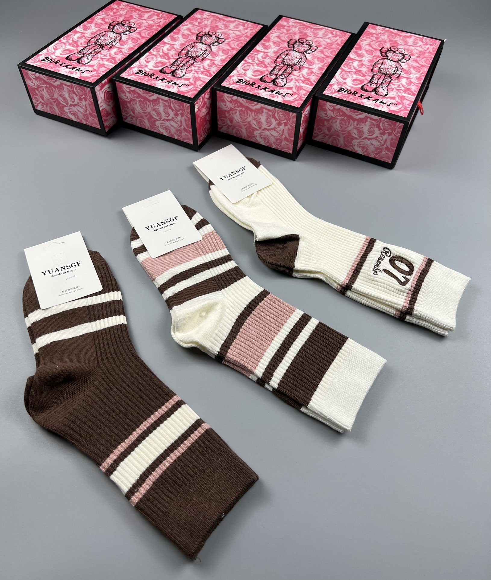 sock yoyo -004404P129Socks(66B6)