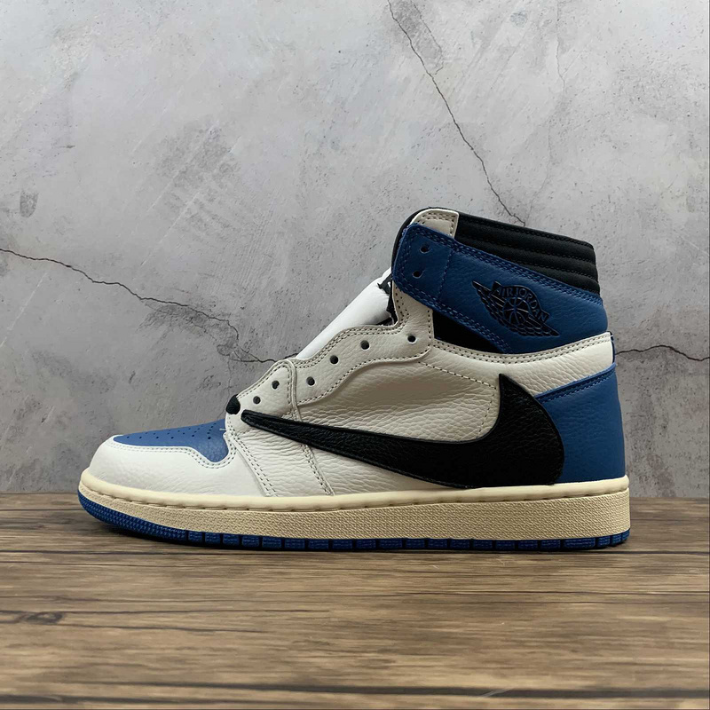 jordan 1 480 DH3227 105 TRAVIS SCOTT X FRAGMENT X AIR JORDAN 1 HIGH OG SP SAIL BLACK MILITARY