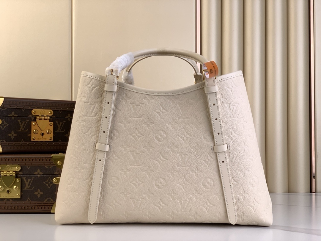 LV-Handbags m47185 White (embossed)(5DF5)