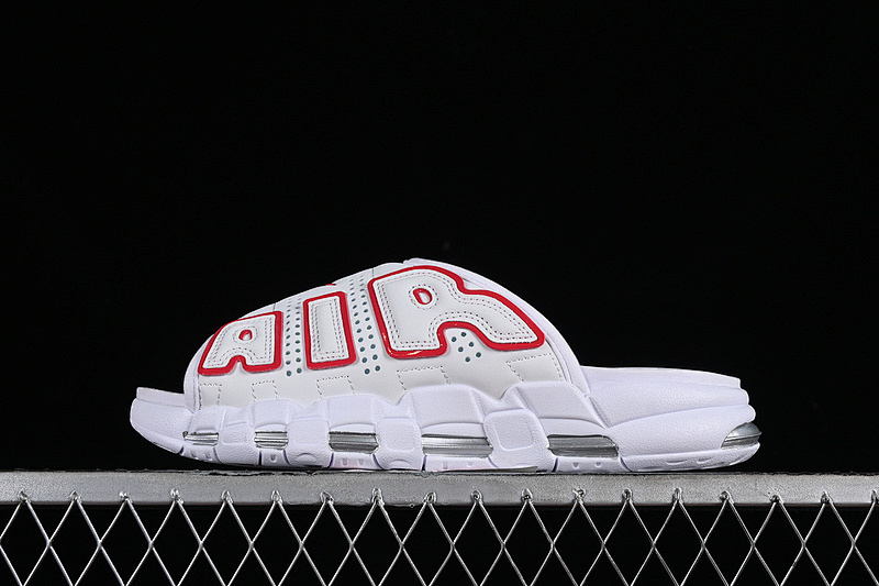 Sandal 【210】[FD9885-100]-[AIR MORE UPTEMPO SLIDE WHITE∕WHITE∕UNIVERSITY RED]-[WOMAN︰36-