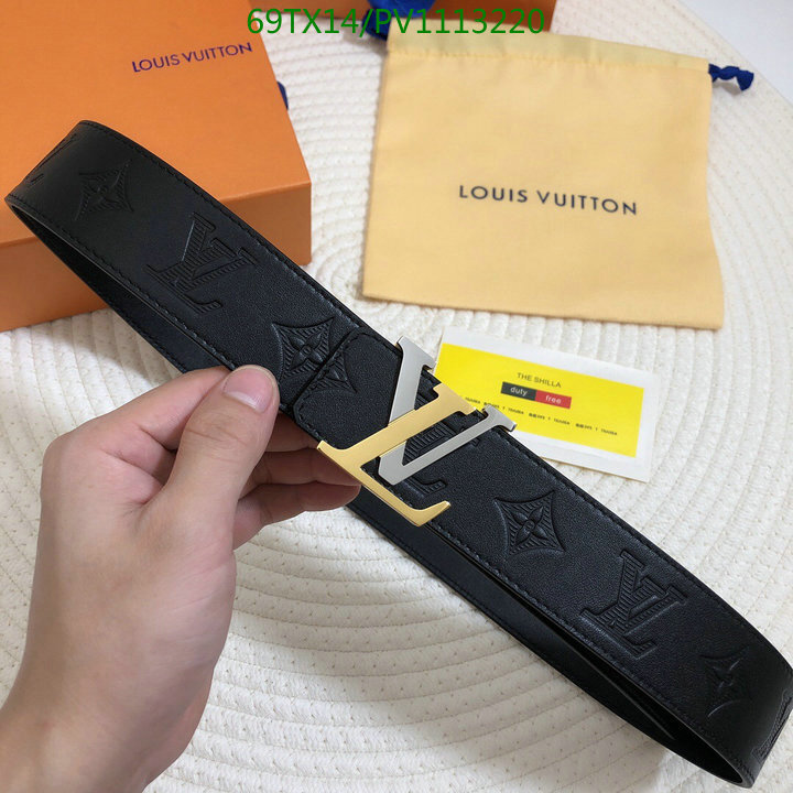 gucci belt Louis Vuitton brand Belt Code PV11132205653