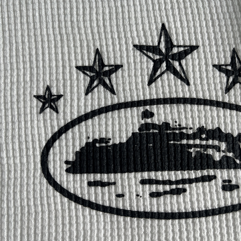 corteiz 109 5th Anniversary ALCATRAZ Waffle Long Sleeve ED76