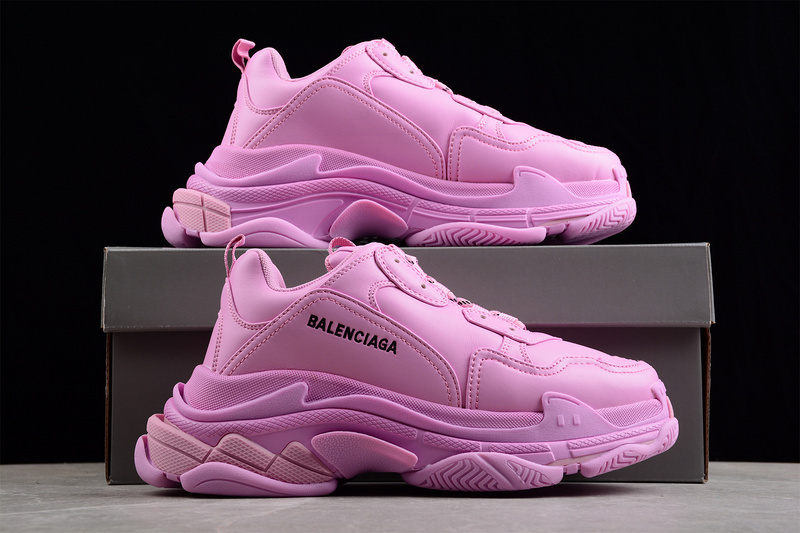 triple s 470 W1FC39023 BA LEN CIAGA TRIPLE S SNEAKERS PINK PINK PINK WOMAN 35 39 MAN 40 46 72