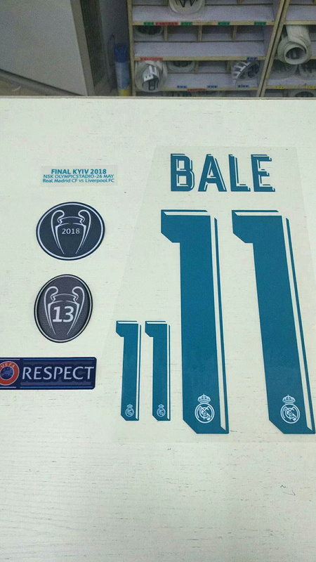 beone Real Madrid 2018 Champions League jersey 13T 16A9