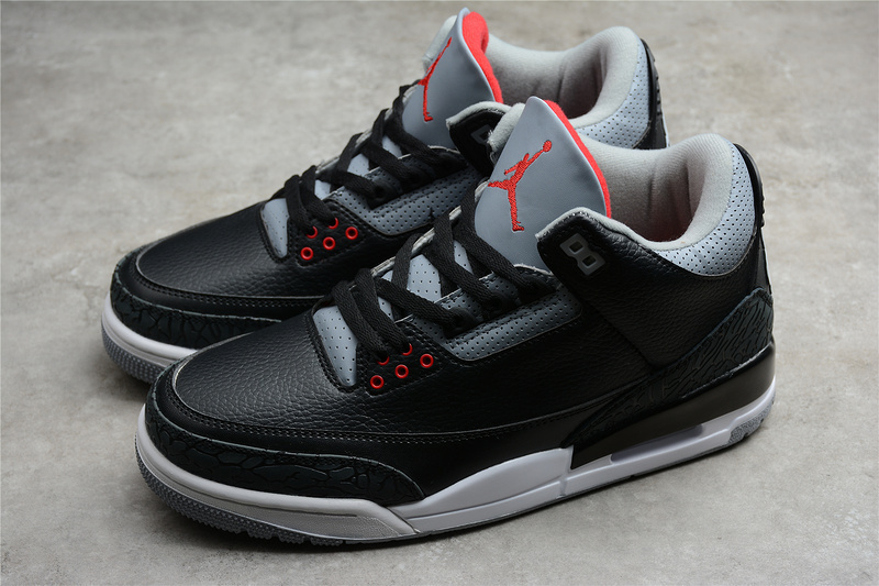 jordan 3 280 854262 001 AIR JORDAN 3 RETRO OG BLACK CEMENT 2018 BLACK CEMENT GREY WHI... C509