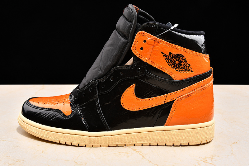 jordan 1 630 555088 028 HUPU AIR JORDAN 1 HIGH OG SHATTERED BACKBOARD 3.0 BLACK ORANGE MAN 41