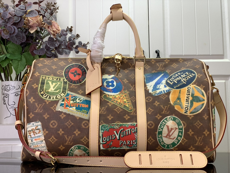 louis vuitton LV KEEPALL BANDOULI RE 45 M24960CB01