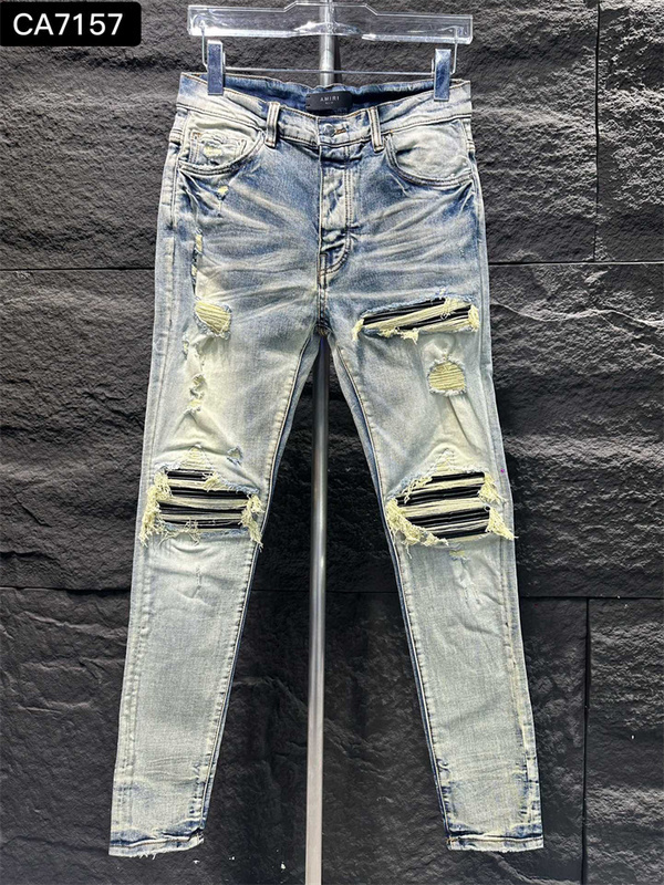 2024SS A﹡iri Jeans Top Version(8C08) 2024ss amiri jeans top version