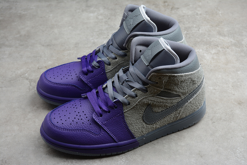 jordan 1 360 CW5897 005 SHEILA RASHID AIR JORDAN 1 MID DARK GREY PURPLE UNISEX 36 45 50FE