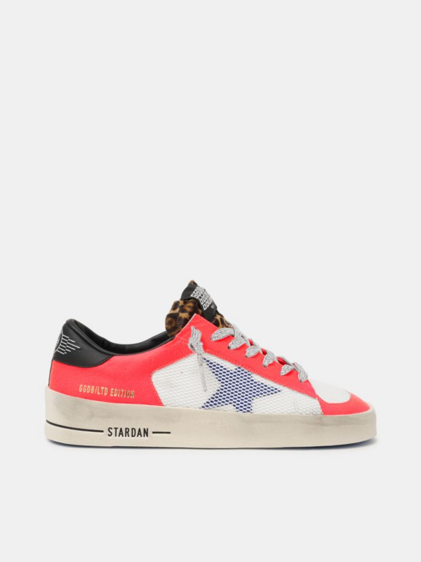 golden goose Women's LAB Limited Edition Stardan sneakers in craquelé leather and pony skin(F