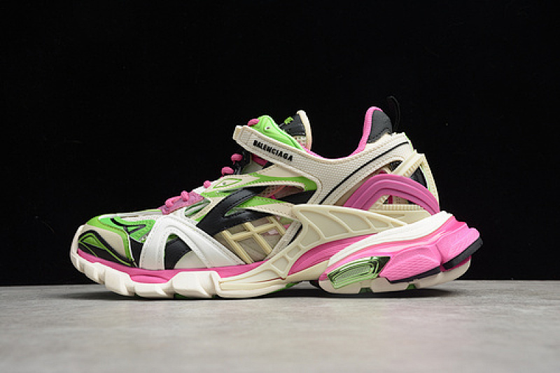 BALENCIAGA TRACK 【750】[570391-W2GN3]-[BA﹡LEN﹡CIAGA TRACK 2.0 WHITE∕PINK∕GREEN]-[WOMAN︰35-39]-[