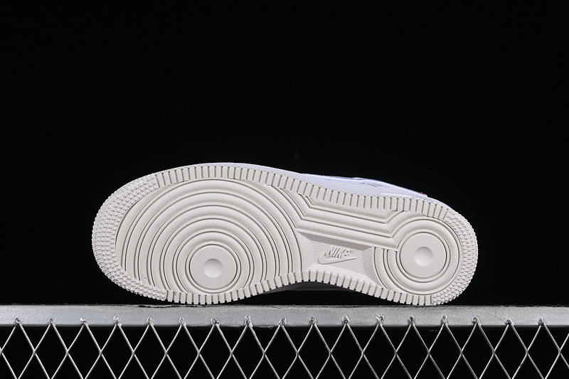 air force 1 280 FZ3190 400 AIR FORCE 1 07 LOW WHITE GREY RED BLUE WOMAN 36 39 MAN 40 45 82FD