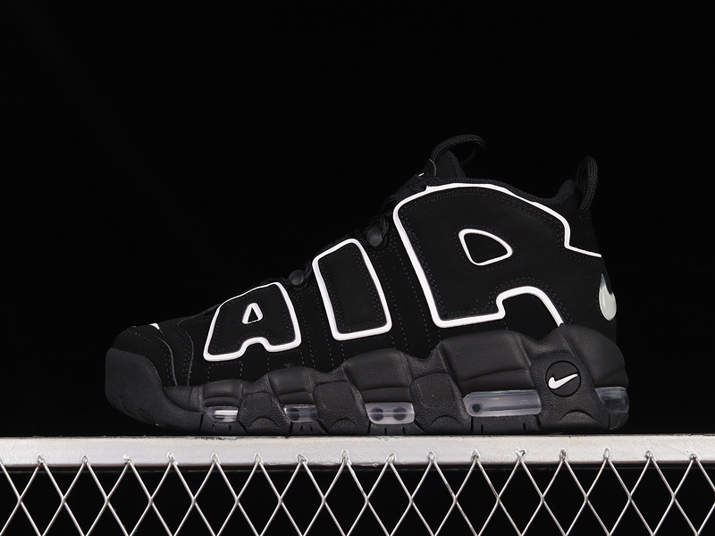 uptempo 360 414962 002 AIR MORE UPTEMPO BLACK WHITE BLACK WOMAN 36 39 MAN 40 46 0785
