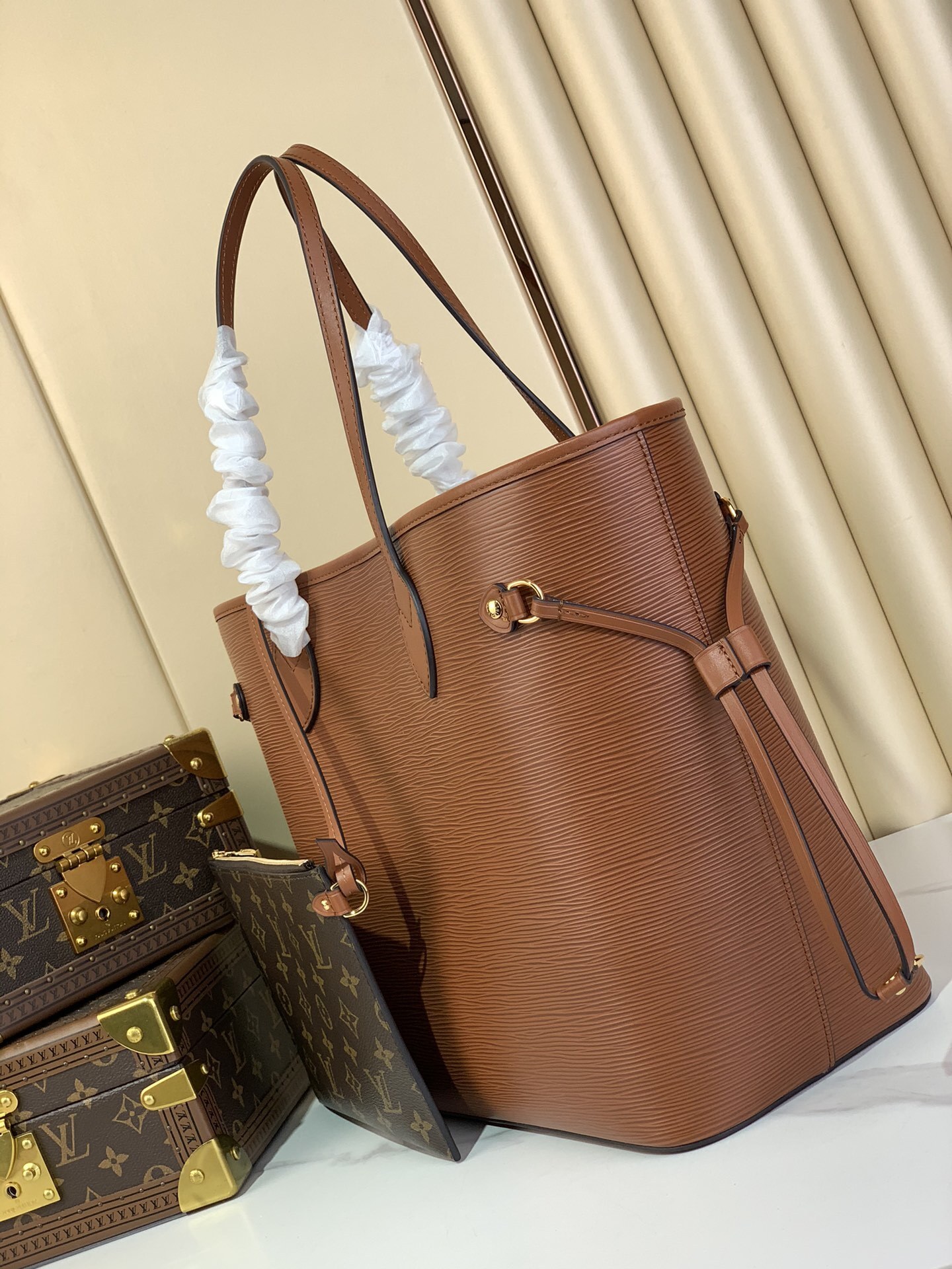 LV-Handbags M11930 Black M12195 Green M12755 Red M12746 Brown (Water ripple)(C8AA)