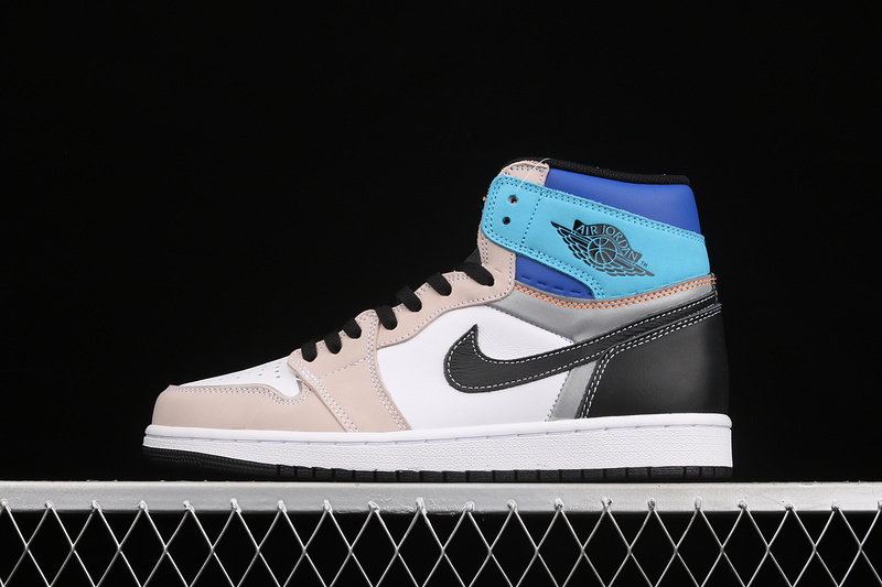 jordan 1 380 DC6515 100 UNION X AIR JORDAN 1 HIGH OG WHITE BLACK BLUE WOMAN 36 39 MAN 40 47.5