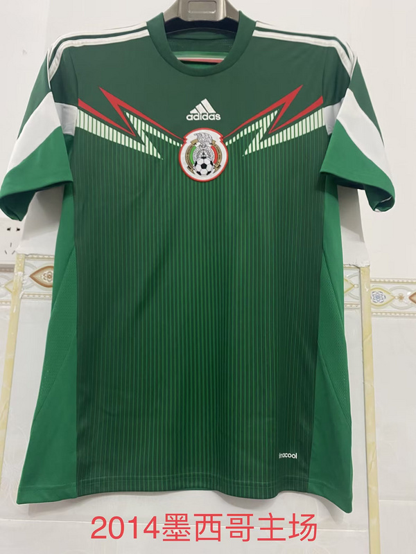retro jersey Mexico retro Home soccer jersey 2014 maglia calcio maillot football camise