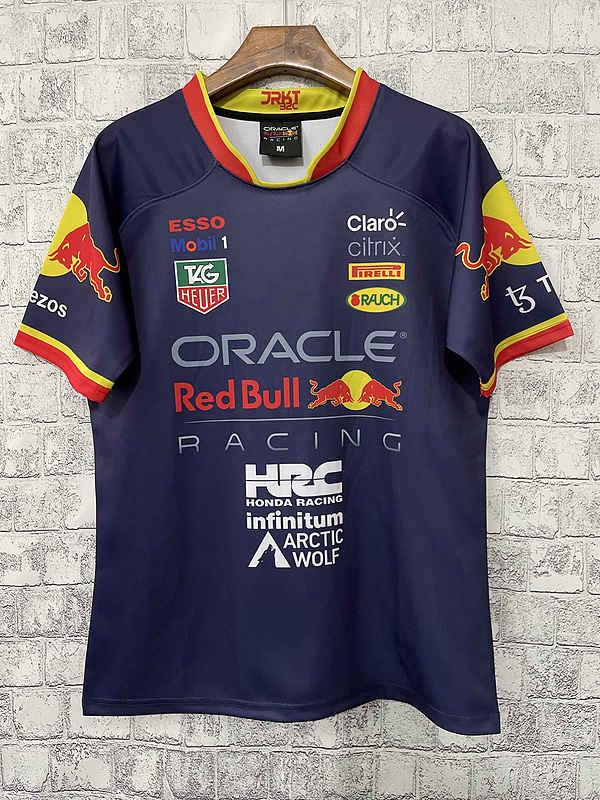 mercedes RedBull 2022 F1 blue shirt S 5XL8FB3