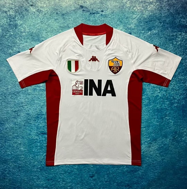 retro jersey rome retro soccer jerseys 2001 02 maglia calcio maillot football camisetas