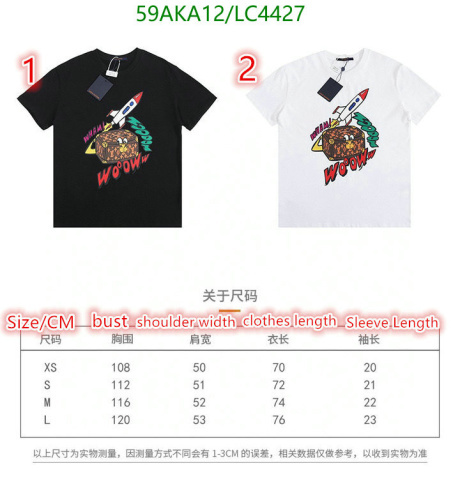 -Louis Vuitton Fashion Unisex clothing LV Code︰ LC4427 $︰ 59USD(EC08) best sellers