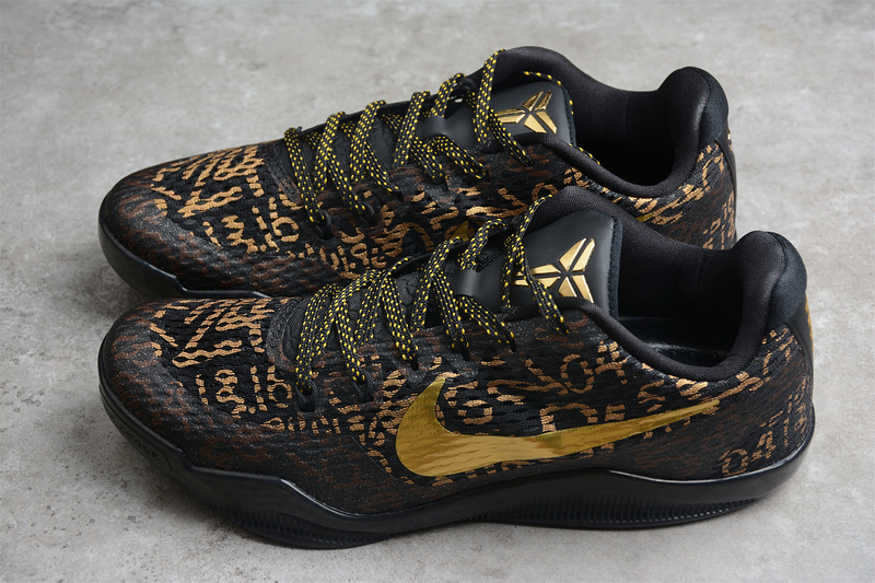 kobe 360 865773 991 ZOOM KOBE XI BLACK BLACK GOLD MAN 40 46 EF1E