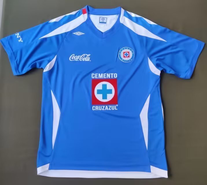 vintage Cruz Azuk retro home jerseys 2008 maglia calcio maillot football camisetas futb