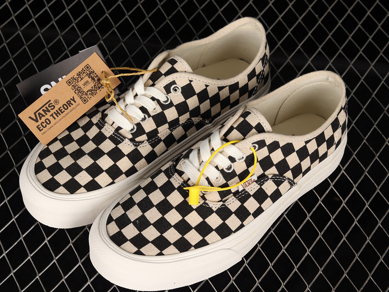 [VN0A5KRD705]-[AUTHENTIC ECO THEORY CHECKERBOARD SHOES BLACK∕BEIGE∕WHITE]-[WOMAN...(B897)