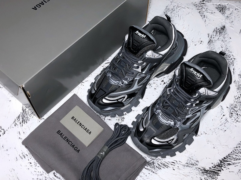 BALENCIAGA TRACK 【680】[OK BA﹡LEN﹡CIAGA TRACK 2.0 SHOES GREY∕GREY∕BLACK]-[WOMAN︰35-39]-[MAN︰40-