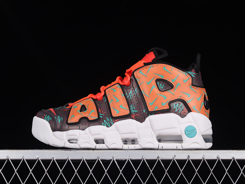 uptempo 360 AT3408 800 AIR MORE UPTEMPO GS WHAT THE 90S TOTAL ORANGE BLACK HYPER JADE BORDEAU
