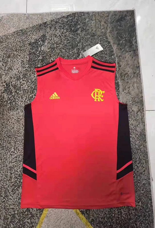 2223 flamenco red training suit vest soccer jersey Camiseta de futebyupoo camisas de time