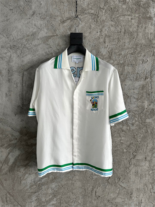 CASABLANCA Clothes CASABLANCA Silk Shirt Top Version(7489)