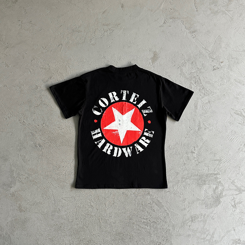 goat 78 red round star tee395E