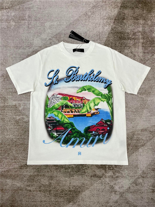 $130 2023ss A﹡iri T Shirt(906A) amiri clothes