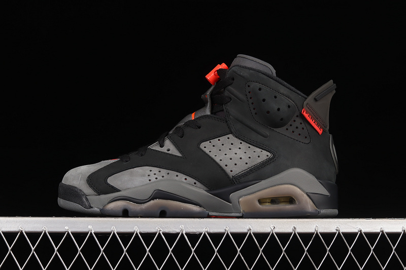 jordan 6 600 CK1229 001 PARIS SAINT GERMAIN X AIR JORDAN 6 RETRO IRON GREY INFRARED 23 BLACK