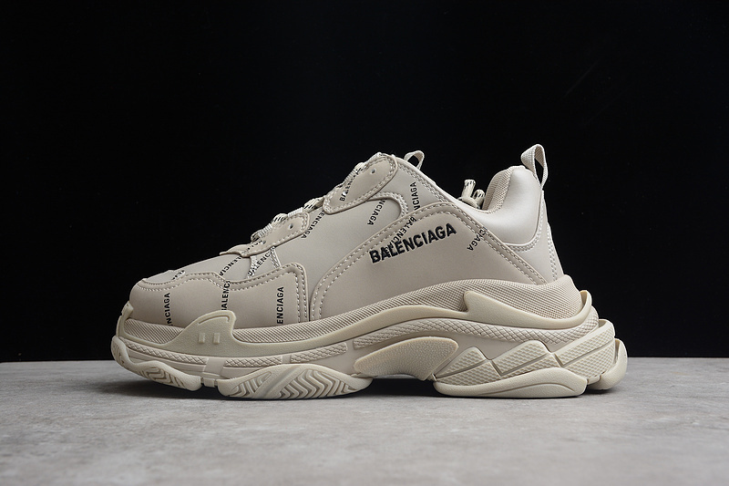 BALENCIAGA TRIPLE S 【470】[536737-W23D1-6530]-[BA﹡LEN﹡CIAGA TRIPLE S SNEAKERS KHAKI GREY∕KHAKI