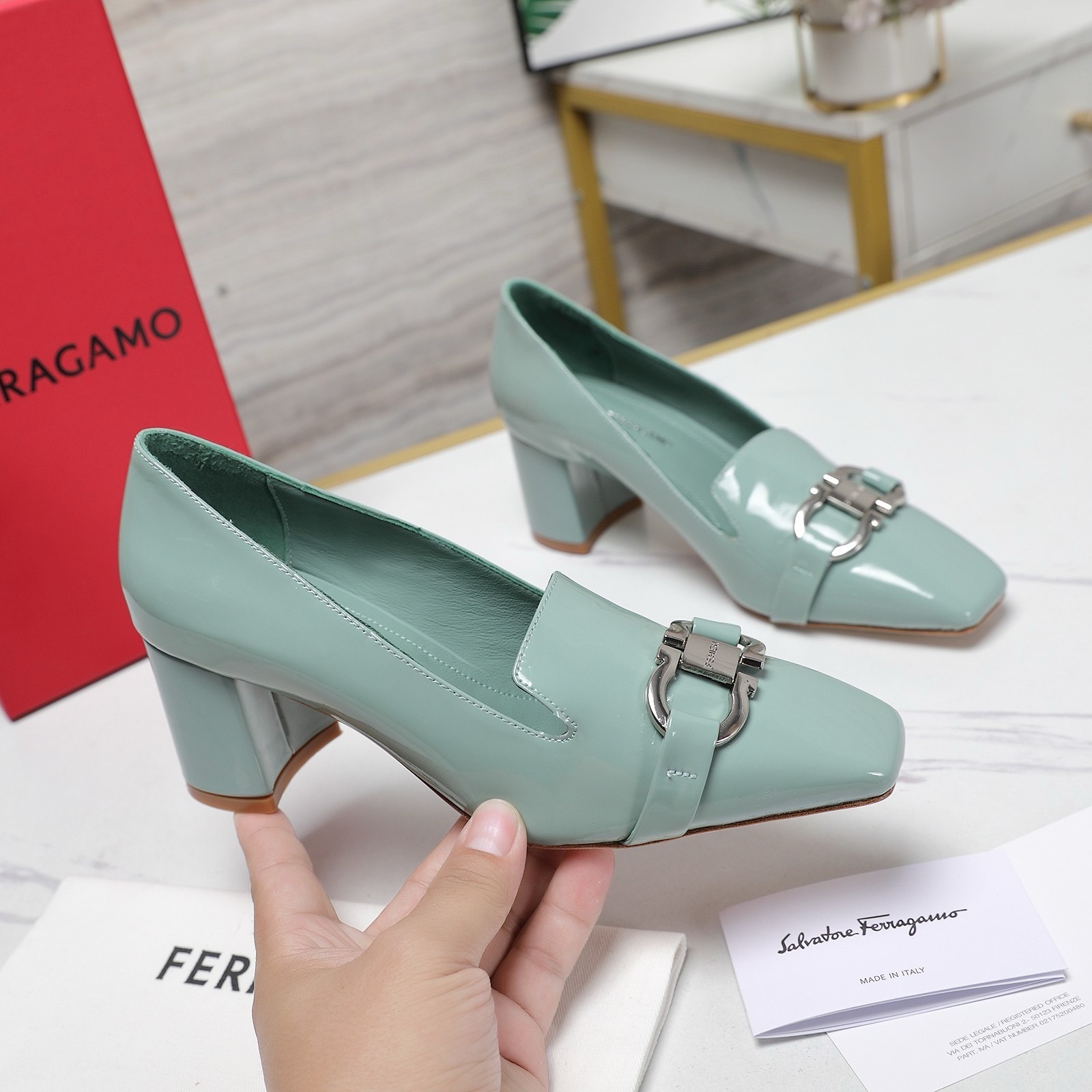 Ferragamo shoes Salvatore Ferragamo shoes size︰eu35-42 6CM 321630D(E588)