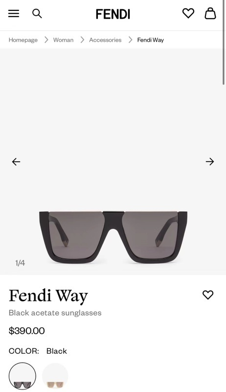 Fendi glasses -FENDI 00008E10